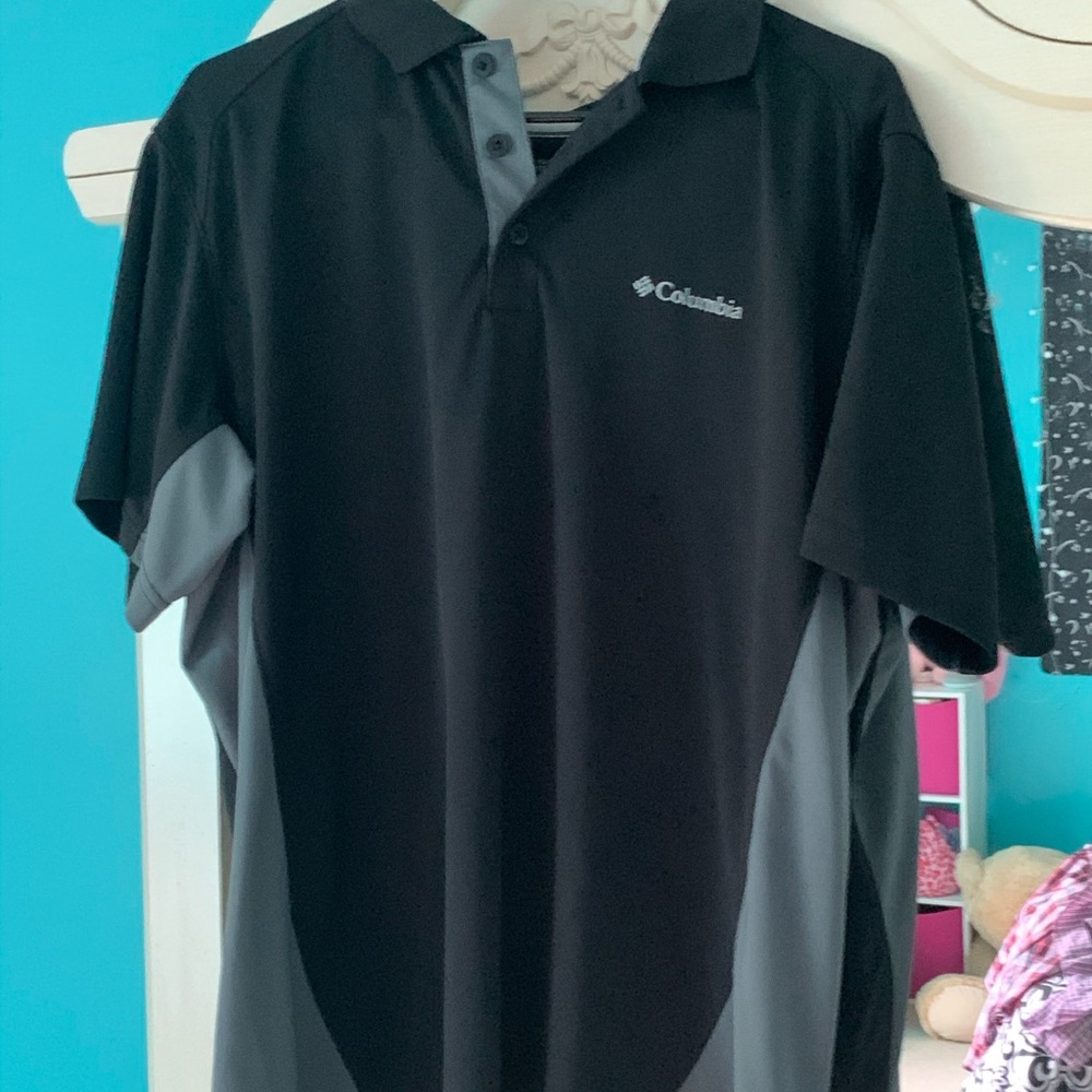 Black Columbia Polo